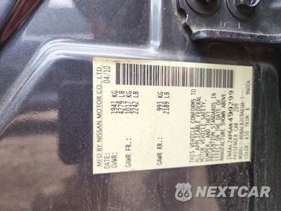 Zdjęcie 12 z 12 samochodu: 2010 NISSAN ALTIMA 2.5 VIN:1N4AL2AP6AN499299 - miniatura