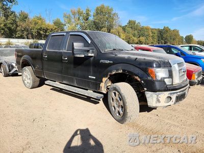 Czwarte zdjęcie samochodu z boku: 2011 FORD F150 SUPERCREW VIN:1FTFW1ET2BFC79386 - miniatura