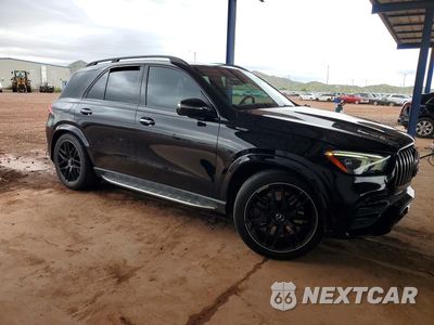 Czwarte zdjęcie samochodu z boku: 2021 MERCEDES-BENZ GLE AMG 53 4MATIC VIN:4JGFB6BB7MA491667 - miniatura