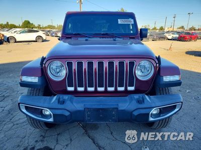 Piąte zdjęcie samochodu w środku: 2021 JEEP WRANGLER UNLIMITED SAHARA VIN:1C4HJXEN9MW668038 - miniatura