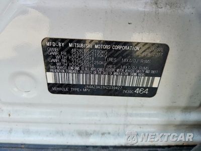 Zdjęcie 13 z 13 samochodu: 2017 MITSUBISHI OUTLANDER SE VIN:JA4AZ3A31HZ039427 - miniatura