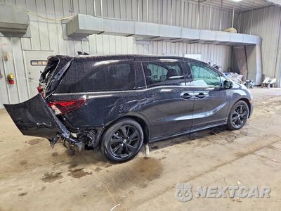 Trzecie zdjęcie samochodu z tyłu: 2023 HONDA ODYSSEY SPORT-L VIN:5FNRL6H76PB063750 - miniatura