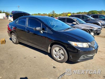 Czwarte zdjęcie samochodu z boku: 2015 HONDA CIVIC LX VIN:19XFB2F59FE260500 - miniatura