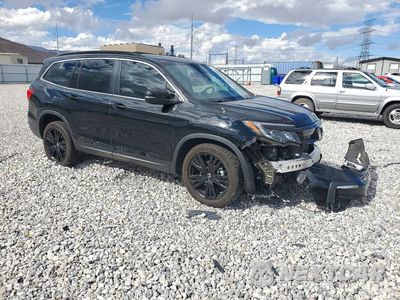Czwarte zdjęcie samochodu z boku: 2021 HONDA PILOT SE VIN:5FNYF5H29MB004365 - miniatura