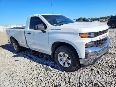 Czwarte zdjęcie samochodu z boku: 2020 CHEVROLET SILVERADO C1500 VIN:3GCNWAEF1LG371188 - miniatura