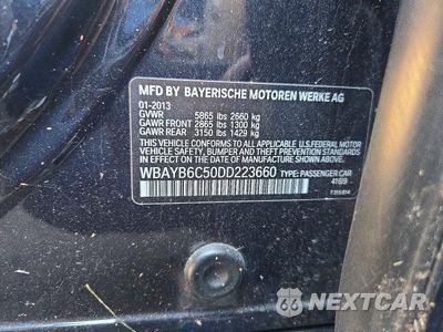 Zdjęcie 12 z 12 samochodu: 2013 BMW 750 XI VIN:WBAYB6C50DD223660 - miniatura