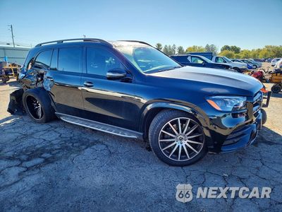 Czwarte zdjęcie samochodu z boku: 2023 MERCEDES-BENZ GLS 450 4MATIC VIN:4JGFF5KE0PA897528 - miniatura