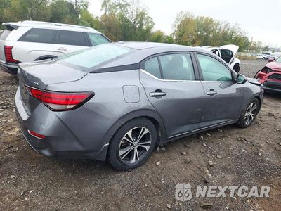Trzecie zdjęcie samochodu z tyłu: 2021 NISSAN SENTRA SV VIN:3N1AB8CV5MY258968 - miniatura