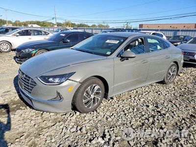 2021 HYUNDAI SONATA HYBRID BLUE KMHL24JJXMA036408 - główne zdjęcie licytacji z USA - miniatura