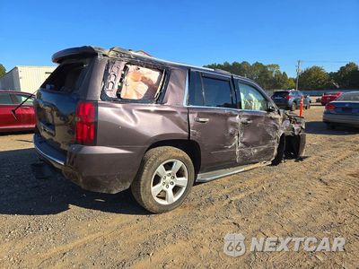 Trzecie zdjęcie samochodu z tyłu: 2015 CHEVROLET TAHOE C1500 LTZ VIN:1GNSCCKCXFR618267 - miniatura