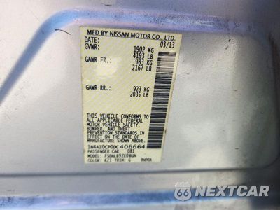 Zdjęcie 12 z 12 samochodu: 2013 NISSAN LEAF S VIN:1N4AZ0CP0DC406664 - miniatura
