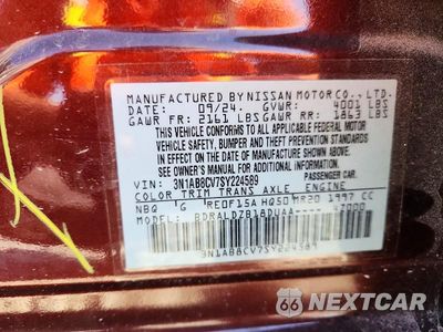 Zdjęcie 13 z 13 samochodu: 2025 NISSAN SENTRA SV VIN:3N1AB8CV7SY224589 - miniatura