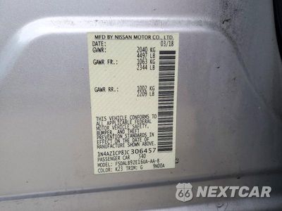 Zdjęcie 12 z 12 samochodu: 2018 NISSAN LEAF S VIN:1N4AZ1CP8JC306457 - miniatura