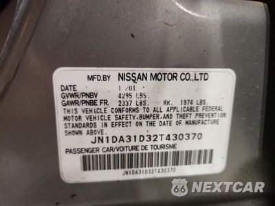 Zdjęcie 12 z 12 samochodu: 2002 NISSAN MAXIMA GXE VIN:JN1DA31D32T430370 - miniatura
