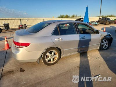 Trzecie zdjęcie samochodu z tyłu: 2003 HONDA ACCORD EX VIN:1HGCM56693A005580 - miniatura