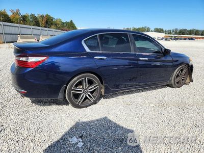 Trzecie zdjęcie samochodu z tyłu: 2017 HONDA ACCORD SPORT VIN:1HGCR2F53HA033437 - miniatura