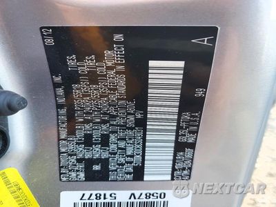 Zdjęcie 13 z 13 samochodu: 2012 TOYOTA SIENNA XLE 7-PASSENGER VIN:5TDDK3DC8CS049031 - miniatura