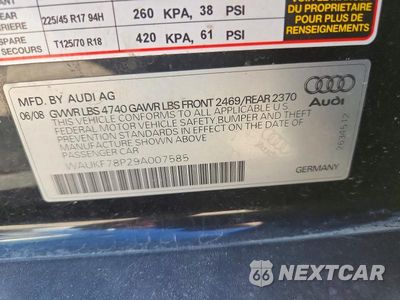 Zdjęcie 12 z 12 samochodu: 2009 AUDI A3 2.0T QUATTRO VIN:WAUKF78P29A007585 - miniatura