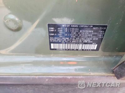 Zdjęcie 14 z 14 samochodu: 2026 SUBARU CROSSTREK SPORT VIN:4S4GUHF66T3718261 - miniatura