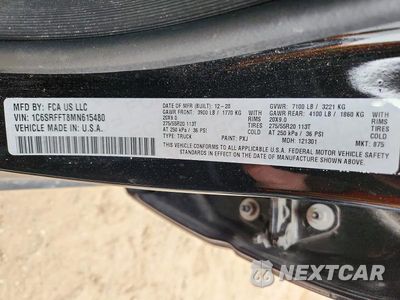 Zdjęcie 12 z 12 samochodu: 2021 RAM 1500 BIG HORN/LONE STAR VIN:1C6SRFFT8MN615480 - miniatura