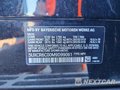 Zdjęcie 13 z 13 samochodu: 2021 BMW X5 XDRIVE40I VIN:5UXCR6C00M9D99061 - miniatura