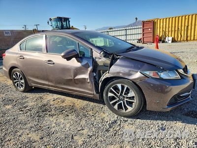 Czwarte zdjęcie samochodu z boku: 2015 HONDA CIVIC EX VIN:19XFB2F8XFE245174 - miniatura