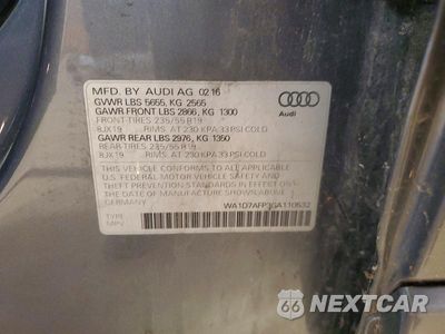 Zdjęcie 13 z 13 samochodu: 2016 AUDI Q5 PREMIUM PLUS S-LINE VIN:WA1D7AFP3GA110532 - miniatura