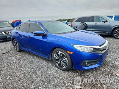 Czwarte zdjęcie samochodu z boku: 2018 HONDA CIVIC EX VIN:JHMFC1F39JX029237 - miniatura