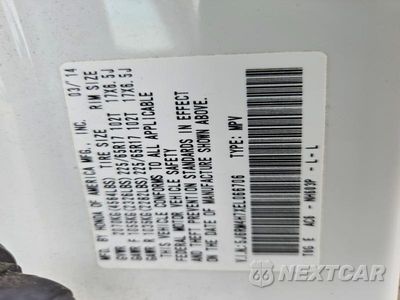 Zdjęcie 13 z 13 samochodu: 2014 HONDA CR-V EXL VIN:5J6RM4H7XEL066706 - miniatura