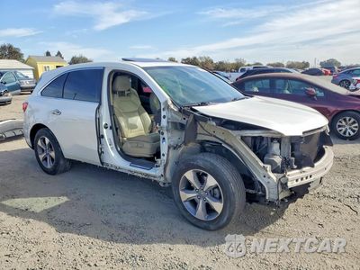 Czwarte zdjęcie samochodu z boku: 2014 ACURA MDX VIN:5FRYD3H25EB009105 - miniatura