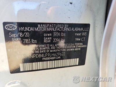 Zdjęcie 12 z 12 samochodu: 2020 HYUNDAI ELANTRA VALUE EDITION VIN:5NPD84LF9LH629622 - miniatura