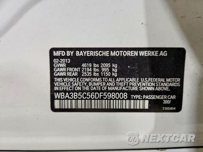 Zdjęcie 12 z 12 samochodu: 2013 BMW 328 XI SULEV VIN:WBA3B5C56DF598008 - miniatura