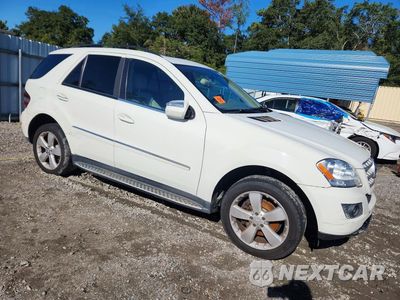Czwarte zdjęcie samochodu z boku: 2010 MERCEDES-BENZ ML 350 VIN:4JGBB5GB6AA540211 - miniatura