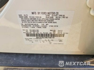 Zdjęcie 13 z 13 samochodu: 2021 FORD ECOSPORT SE VIN:MAJ3S2GE5MC448149 - miniatura