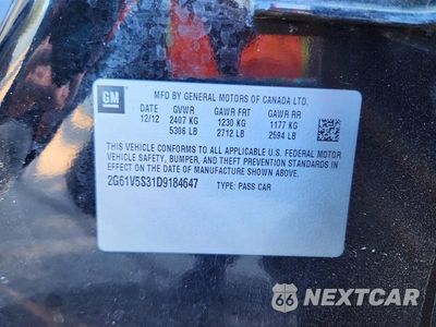 Zdjęcie 12 z 12 samochodu: 2013 CADILLAC XTS PLATINUM VIN:2G61V5S31D9184647 - miniatura