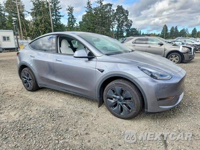 Czwarte zdjęcie samochodu z boku: 2024 TESLA MODEL Y VIN:7SAYGDEE5RF193435 - miniatura
