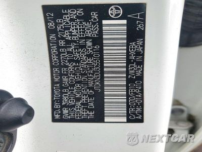 Zdjęcie 13 z 13 samochodu: 2012 TOYOTA PRIUS TWO VIN:JTDKN3DU3C5510116 - miniatura