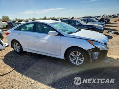 Czwarte zdjęcie samochodu z boku: 2014 HYUNDAI SONATA GLS VIN:5NPEB4AC3EH892674 - miniatura