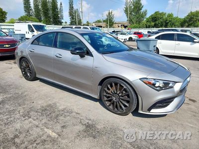Czwarte zdjęcie samochodu z boku: 2020 MERCEDES-BENZ CLA AMG 35 4MATIC VIN:WDD5J5BB9LN065361 - miniatura