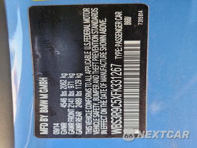 Zdjęcie 12 z 12 samochodu: 2015 BMW M4 VIN:WBS3R9C5XFK331267 - miniatura