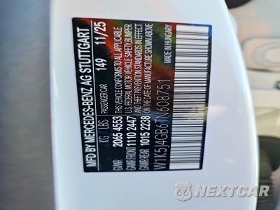 Zdjęcie 13 z 13 samochodu: 2026 MERCEDES-BENZ CLA 250 VIN:W1K5J4GB6TN608751 - miniatura