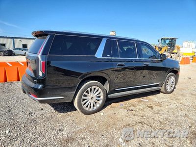 Trzecie zdjęcie samochodu z tyłu: 2023 CADILLAC ESCALADE ESV PREMIUM LUXURY VIN:1GYS4KKL5PR388861 - miniatura