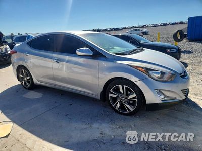 Czwarte zdjęcie samochodu z boku: 2015 HYUNDAI ELANTRA LIMITED VIN:KMHDH4AE1FU326950 - miniatura