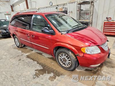 Czwarte zdjęcie samochodu z boku: 2001 CHRYSLER TOWN & COUNTRY LIMITED VIN:2C8GT64LX1R142309 - miniatura