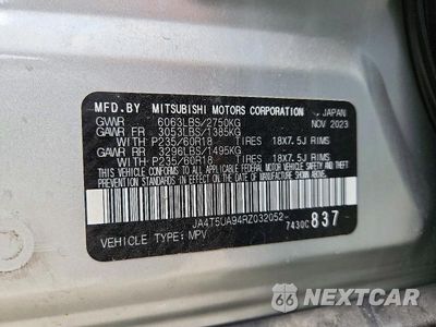 Zdjęcie 14 z 14 samochodu: 2024 MITS OUTLANDER ES PHEV AWD VIN:JA4T5UA94RZ032052 - miniatura