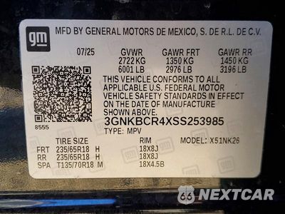 Zdjęcie 14 z 14 samochodu: 2025 CHEVROLET BLAZER 2LT VIN:3GNKBCR4XSS253985 - miniatura