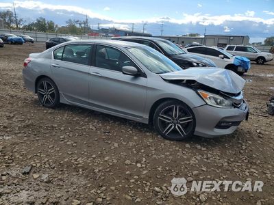 Czwarte zdjęcie samochodu z boku: 2017 HONDA ACCORD SPORT SPECIAL EDITION VIN:1HGCR2F10HA174589 - miniatura