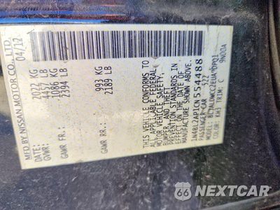 Zdjęcie 13 z 13 samochodu: 2012 NISSAN ALTIMA SR VIN:1N4BL2AP1CN554488 - miniatura