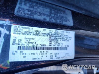 Zdjęcie 12 z 12 samochodu: 2013 FORD FOCUS S VIN:1FADP3E28DL270130 - miniatura