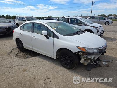 Czwarte zdjęcie samochodu z boku: 2012 HONDA CIVIC LX VIN:19XFB2F54CE076495 - miniatura